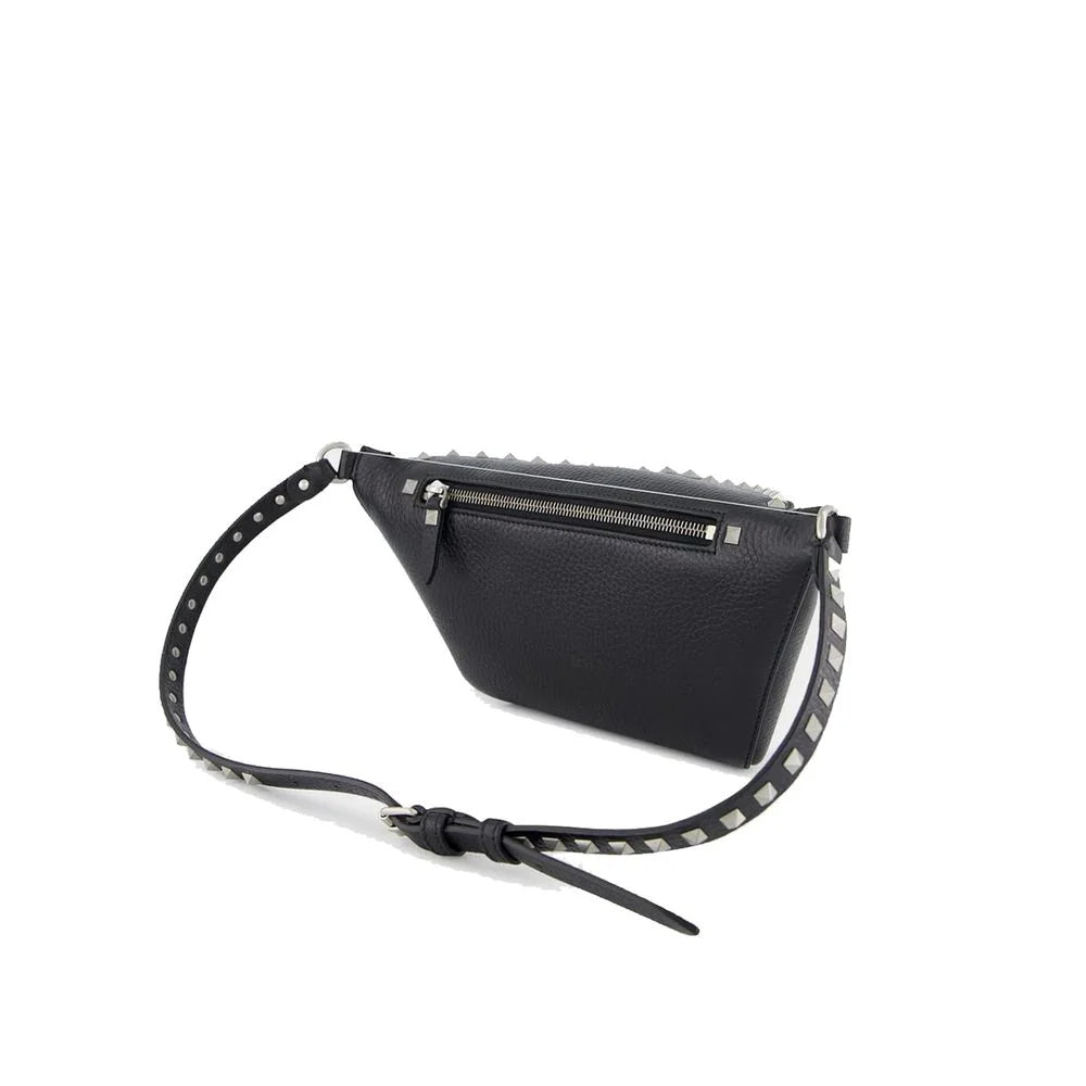Valentino Garavani Black Calfskin Belt Bag