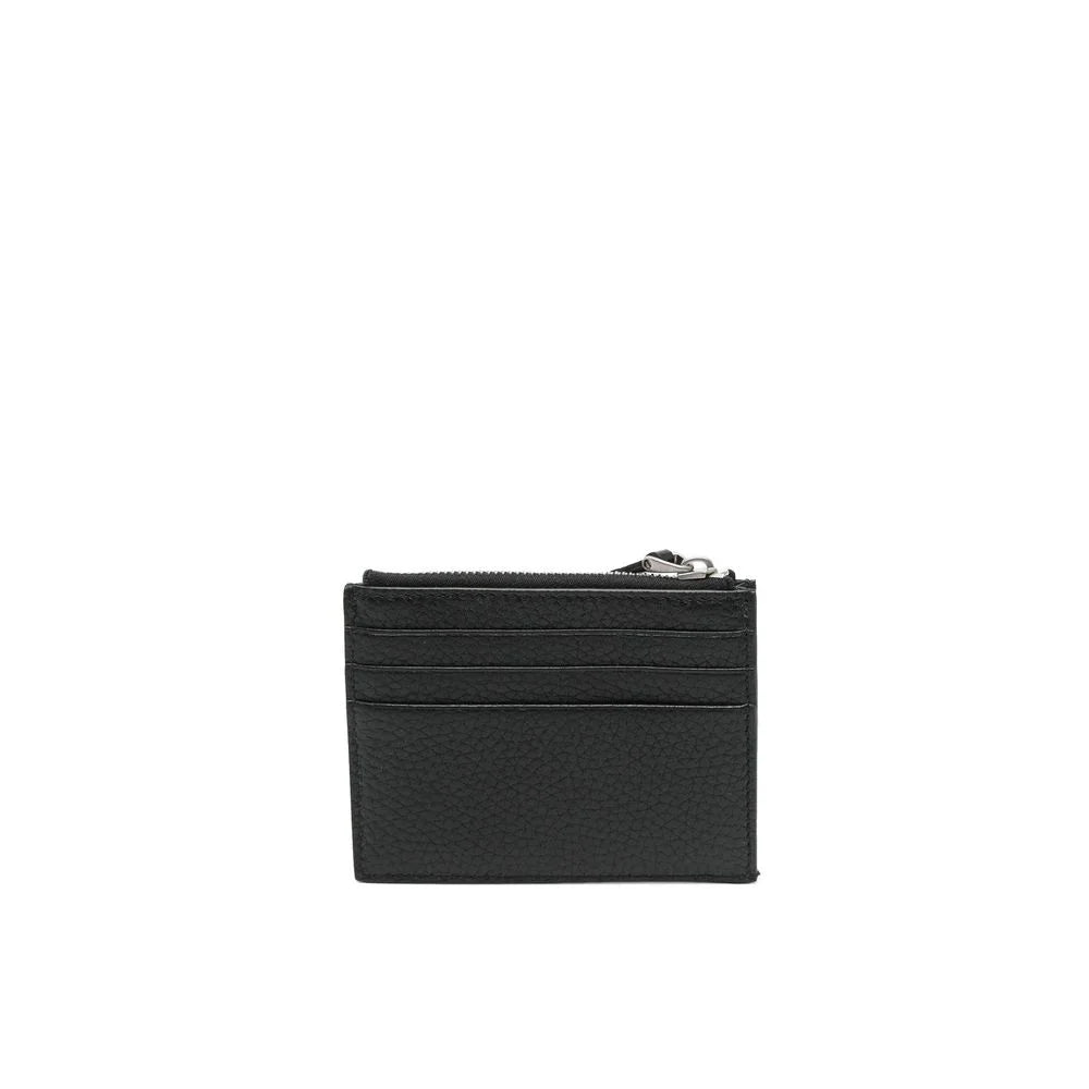 Valentino Garavani Black Calfskin Cardholder