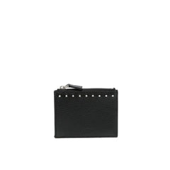 Valentino Garavani Black Calfskin Cardholder