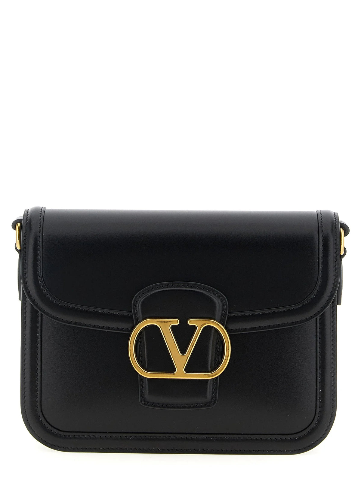 Valentino Garavani Black Calfskin Crossbody Bag
