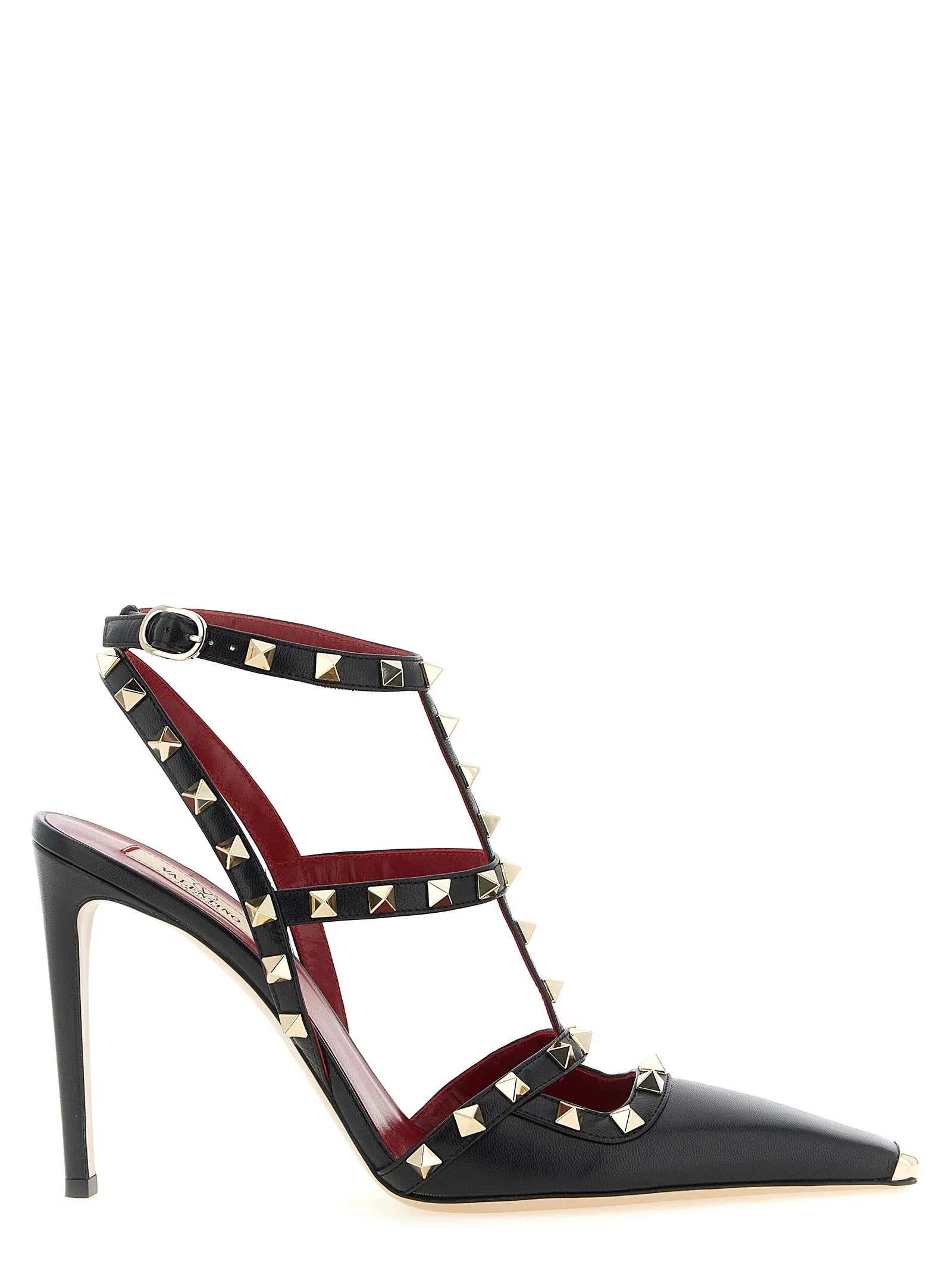 Valentino Garavani Black Calfskin High Heel Pumps