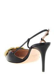 Valentino Garavani Black Calfskin High Heel Pumps - EU36/US6