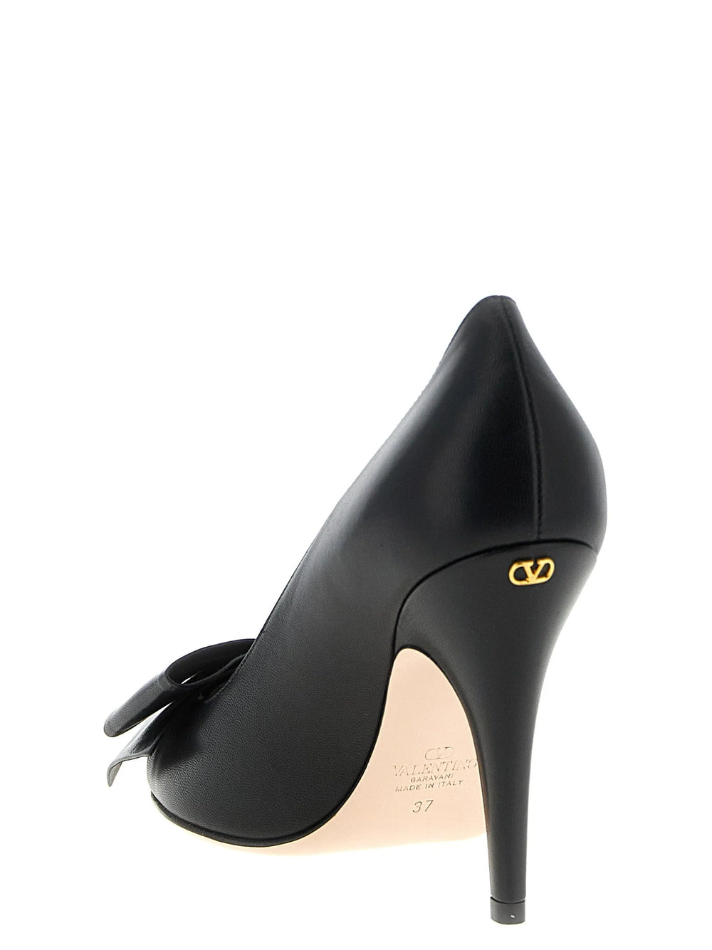 Valentino Garavani Black Calfskin High Heel Pumps - EU39/US9