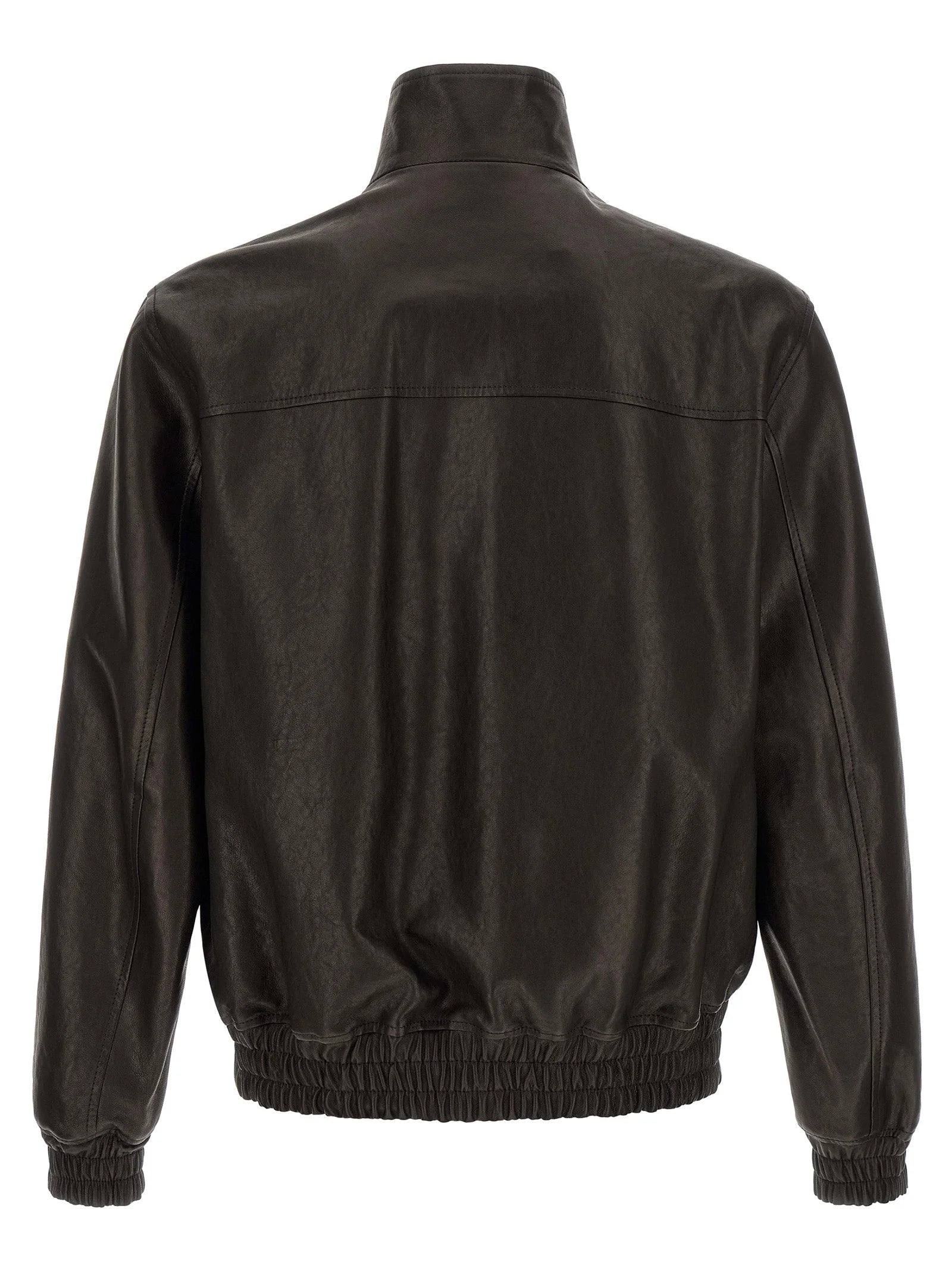 Valentino Garavani Black Calfskin Leather Jacket
