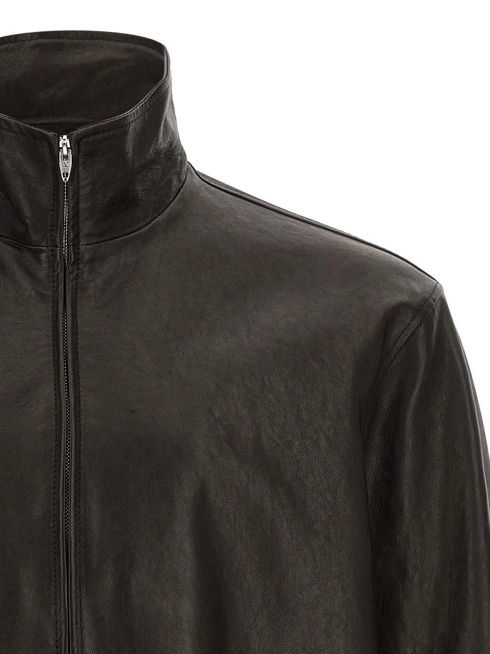 Valentino Garavani Black Calfskin Leather Jacket