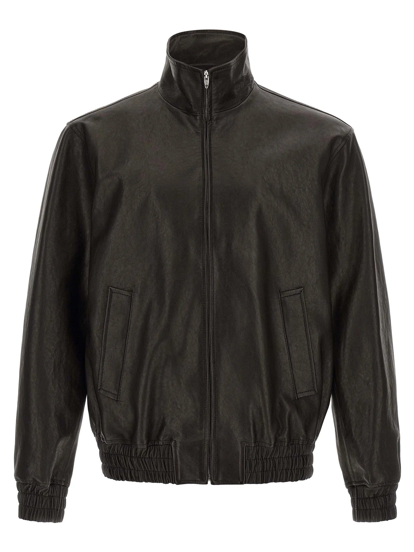 Valentino Garavani Black Calfskin Leather Jacket