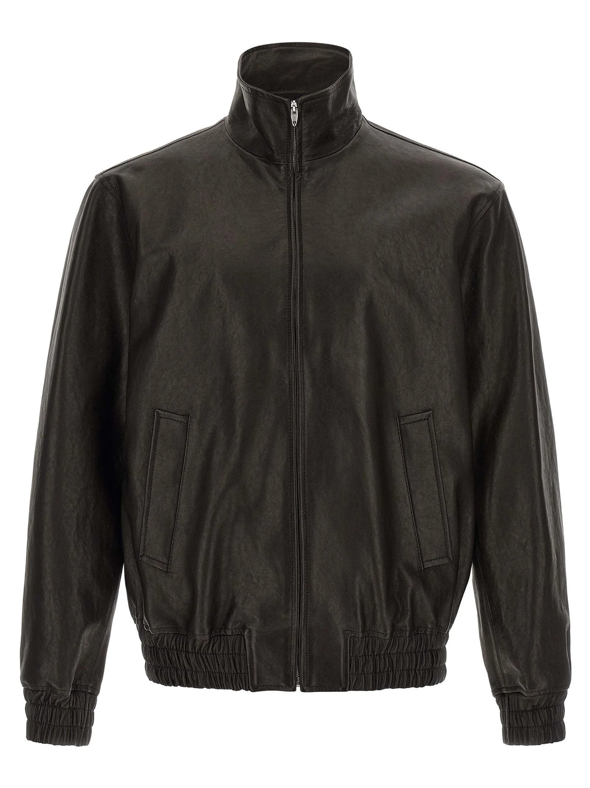 Valentino Garavani Black Calfskin Leather Jacket