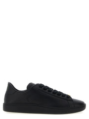 Valentino Garavani Black Calfskin Low Top Sneakers