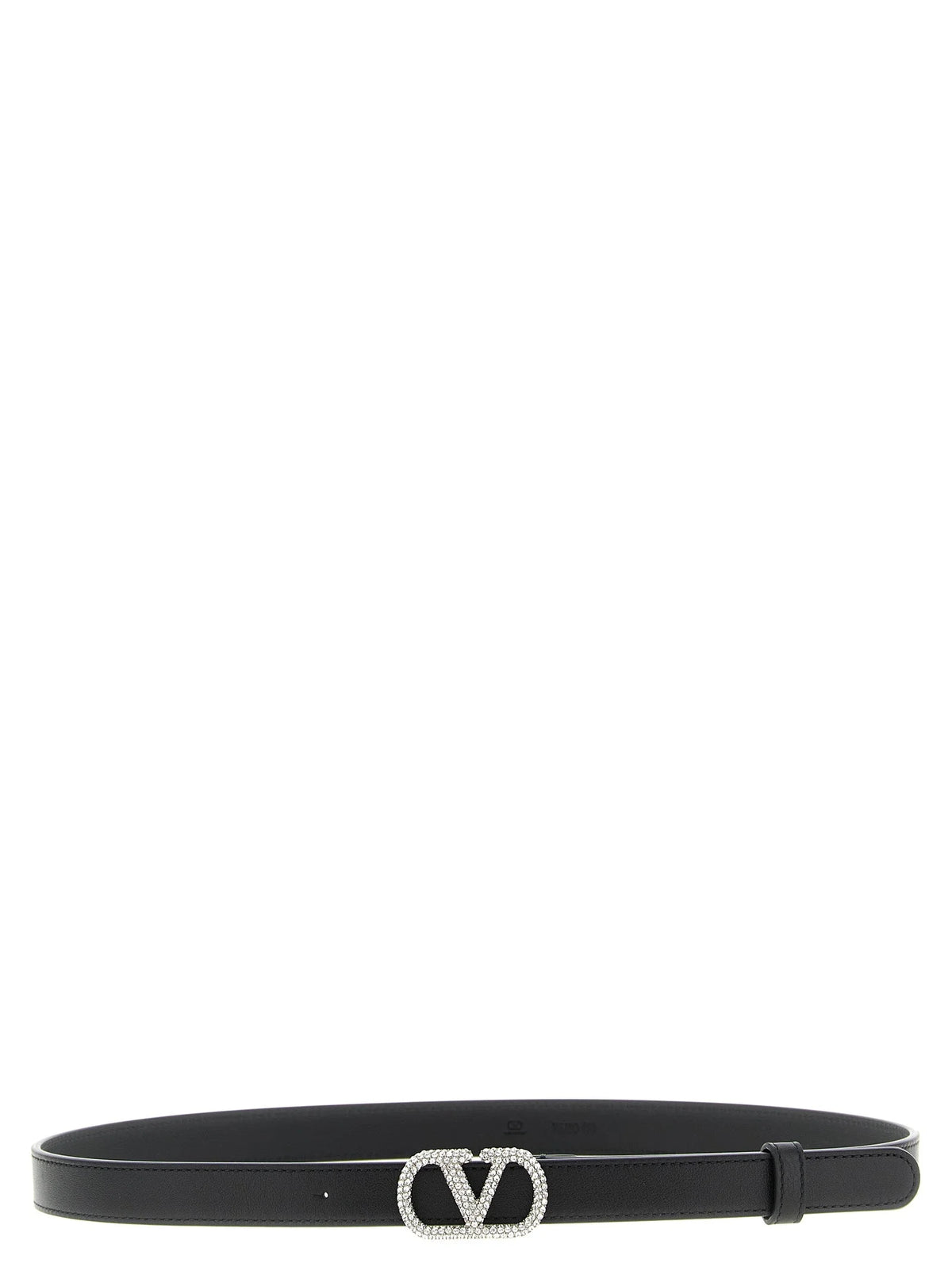 Valentino Garavani Black Calfskin Regular Belt