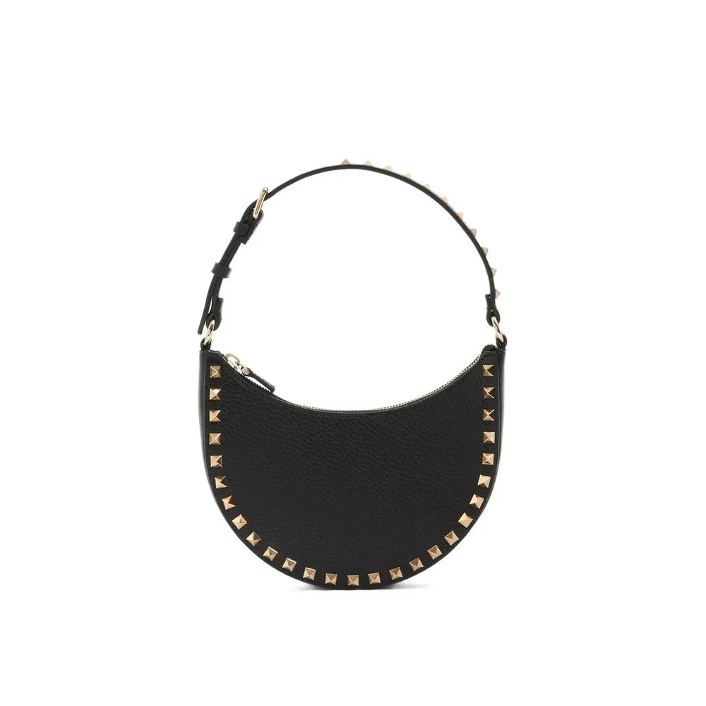 Valentino Garavani Black Calfskin Shoulder Bag