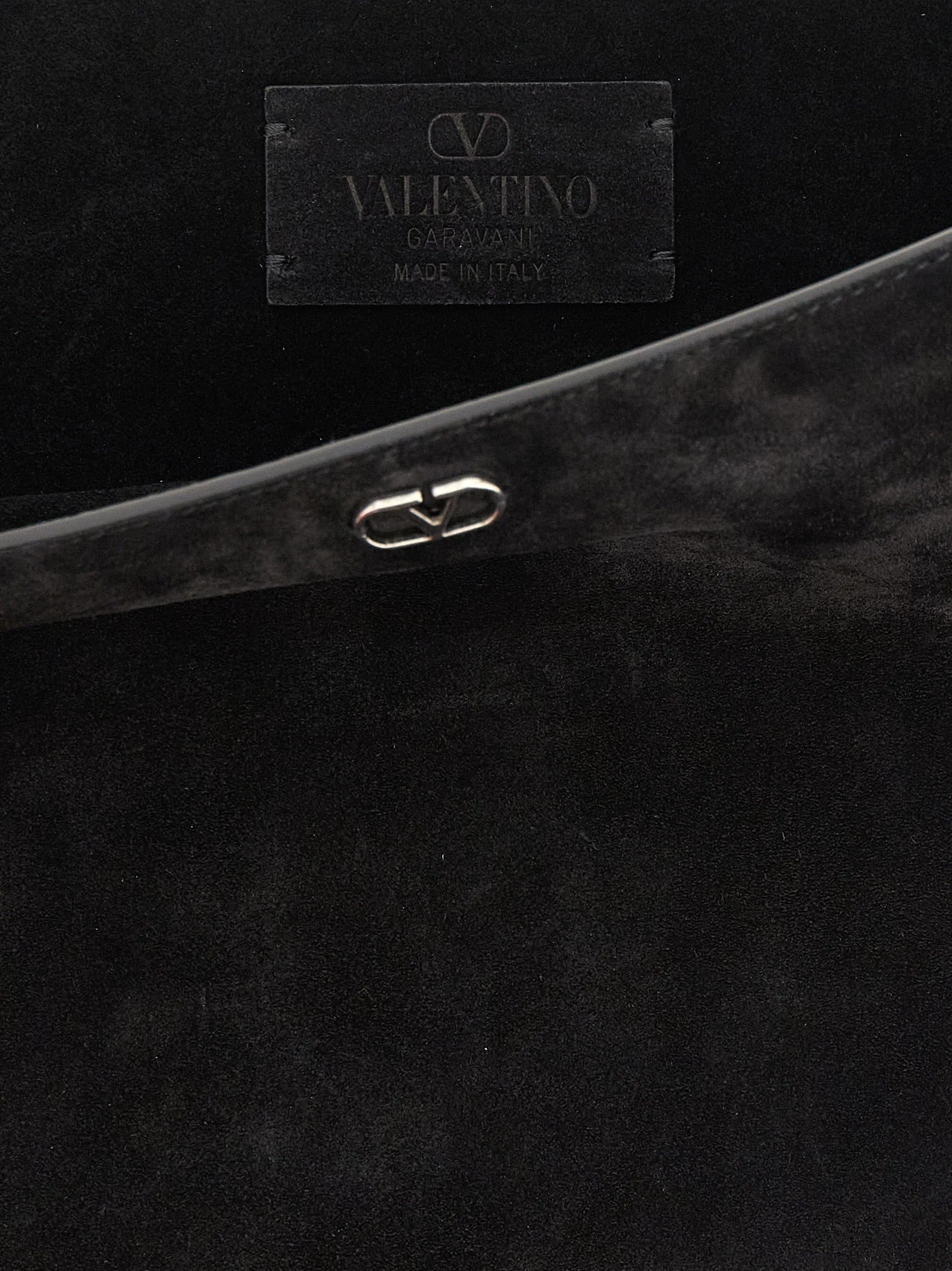 Valentino Garavani Black Calfskin Shoulder Bag