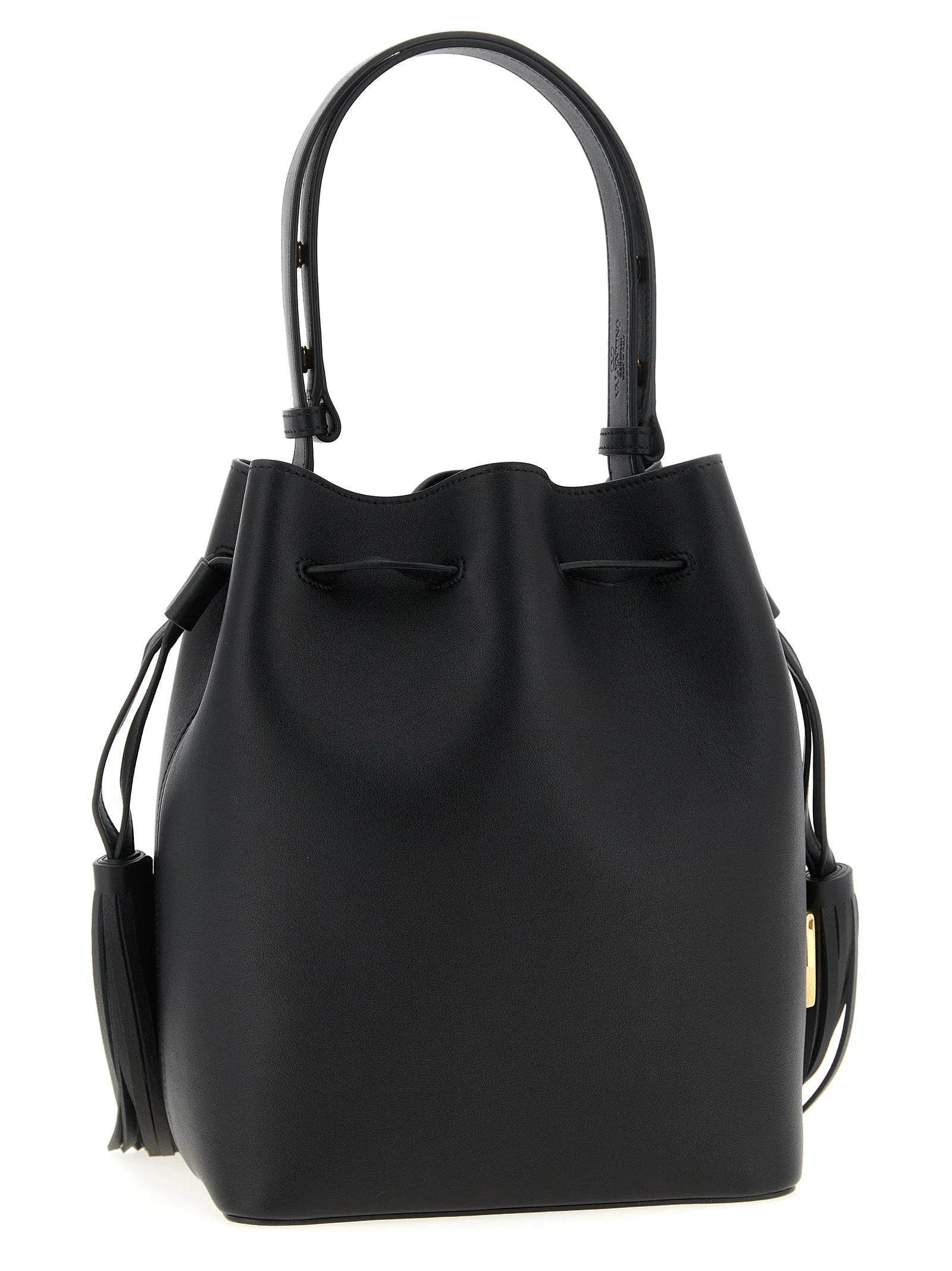 Valentino Garavani Black Calfskin Shoulder Bag