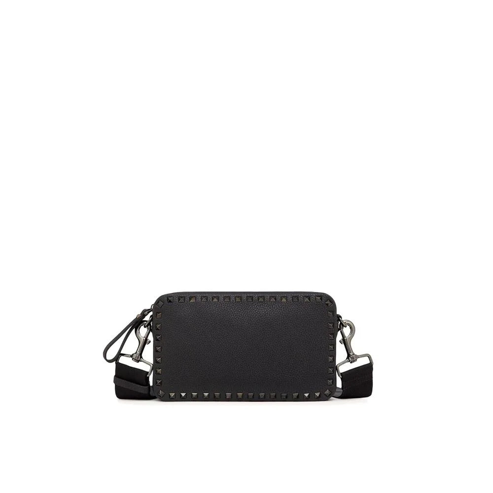 Valentino Garavani Black Calfskin Shoulder Bag