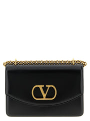 Valentino Garavani Black Calfskin Shoulder Bag