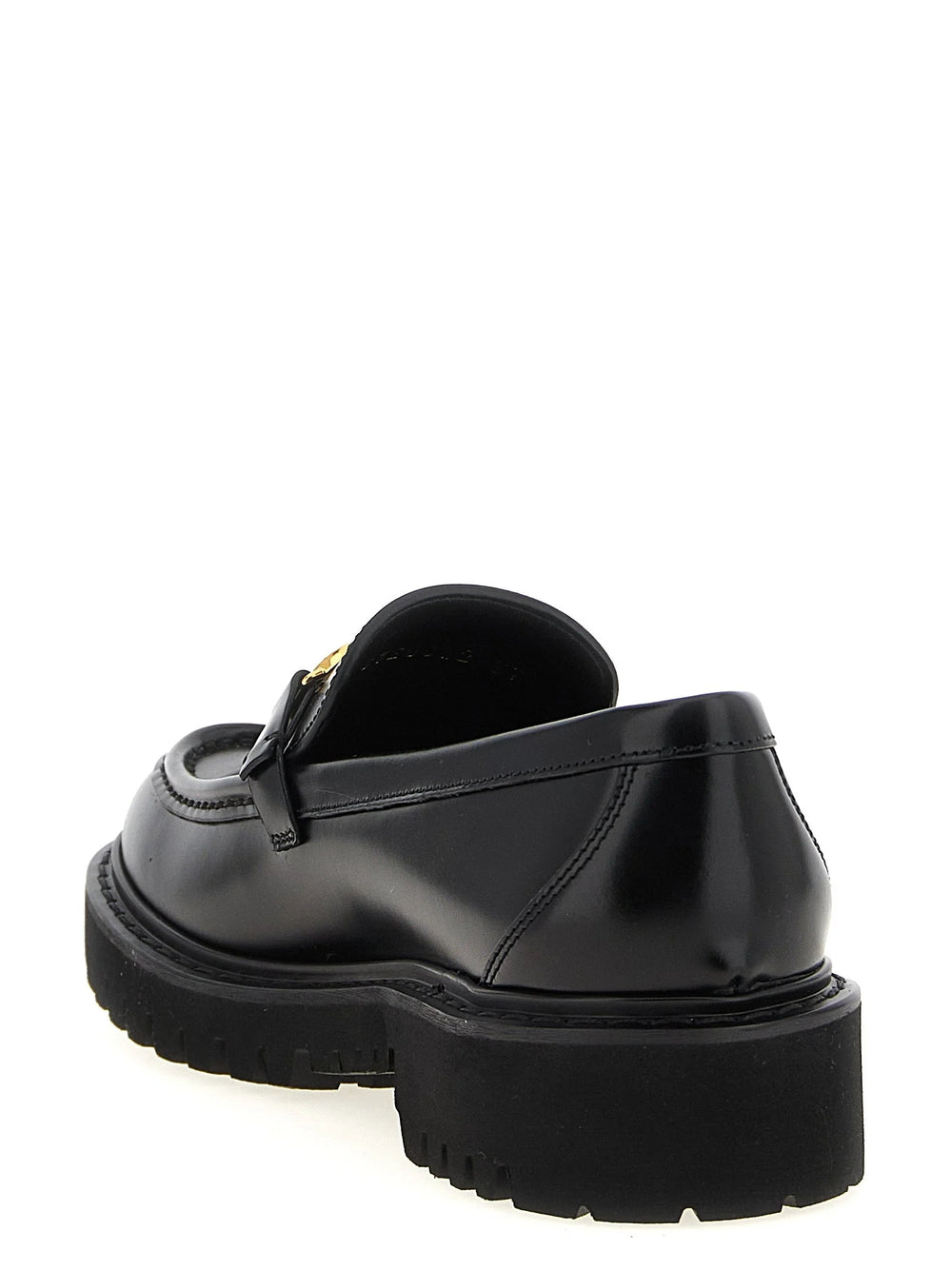 Valentino Garavani Black Calfskin Slip-On Loafers - EU36.5/US6.5