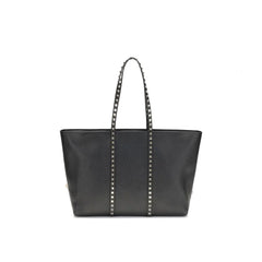 Valentino Garavani Black Calfskin Tote Bag