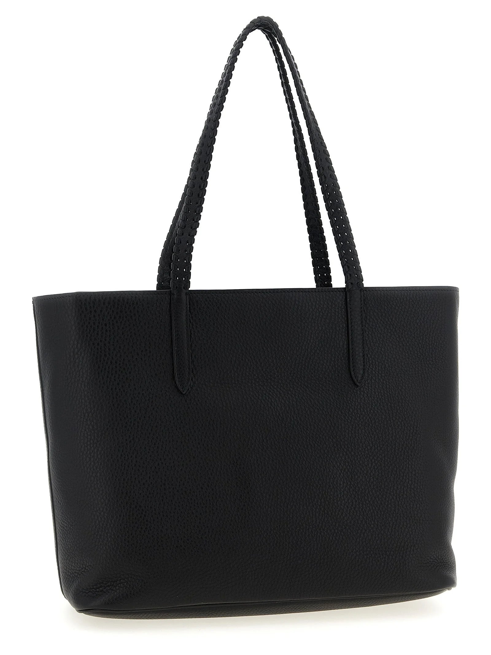 Valentino Garavani Black Calfskin Tote Bag