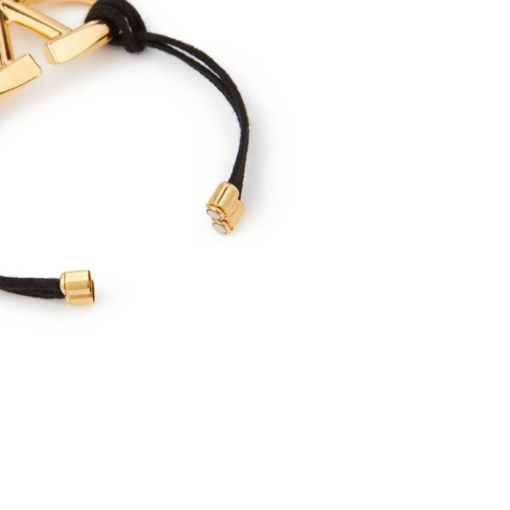 Valentino Garavani Black Cotton Bracelet - L