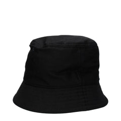 Valentino Garavani Black Cotton Bucket Hats - 58 cm|M - Bucket Hats