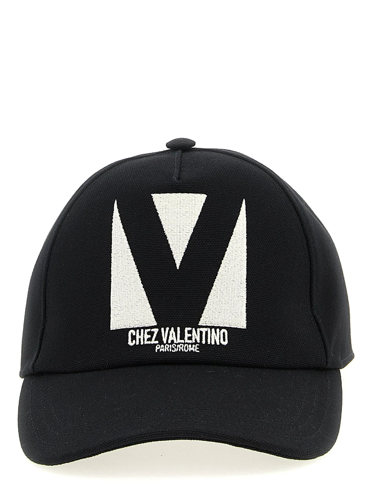 Valentino Garavani Schwarzer Baumwoll-Cap (Baseballkappe)