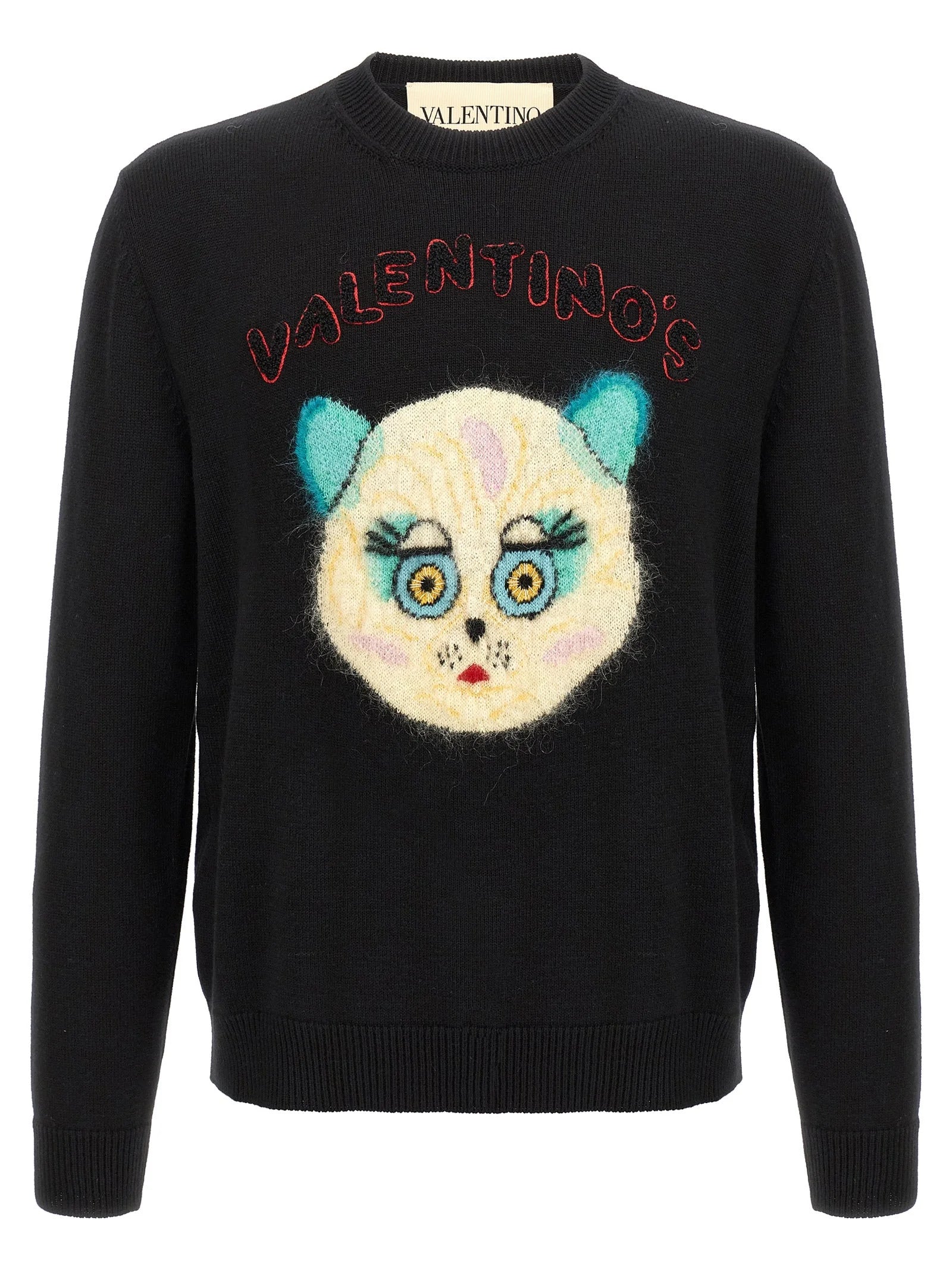 Valentino Garavani Black Cotton Cardigan