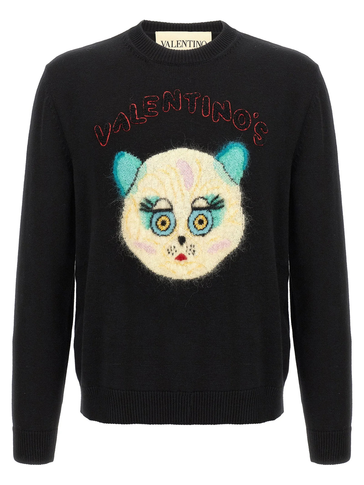 Valentino Garavani Black Cotton Cardigan