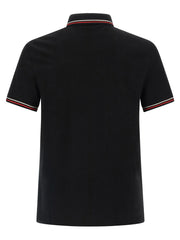 Valentino Garavani Black Cotton Polo Shirt - L