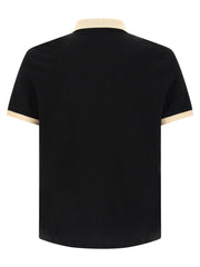 Valentino Garavani Black Cotton Polo Shirt - XL