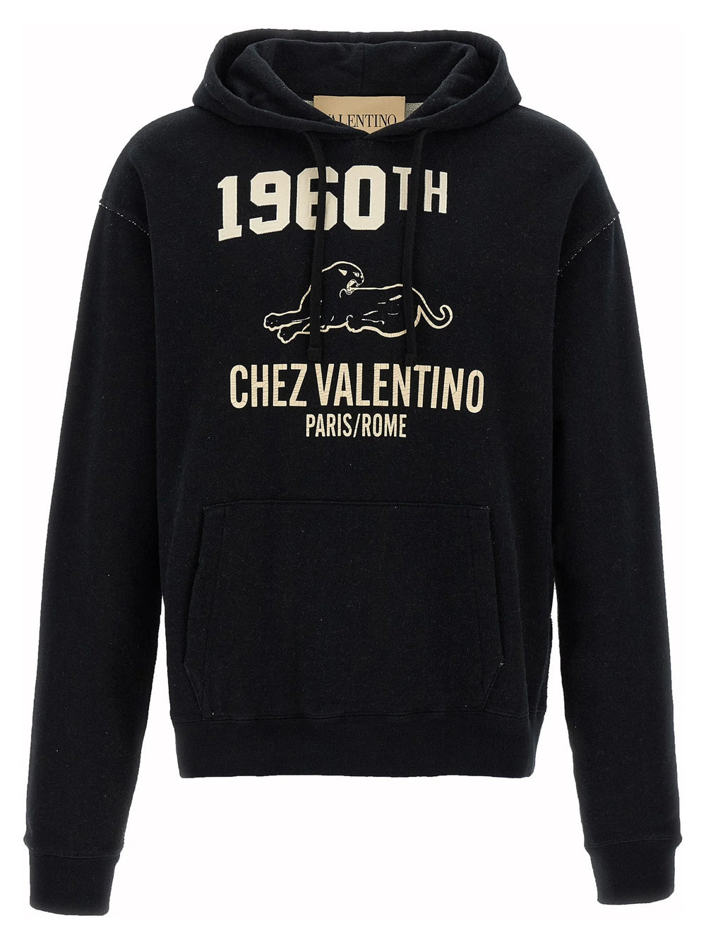 Valentino Garavani Black Cotton Sweatshirt