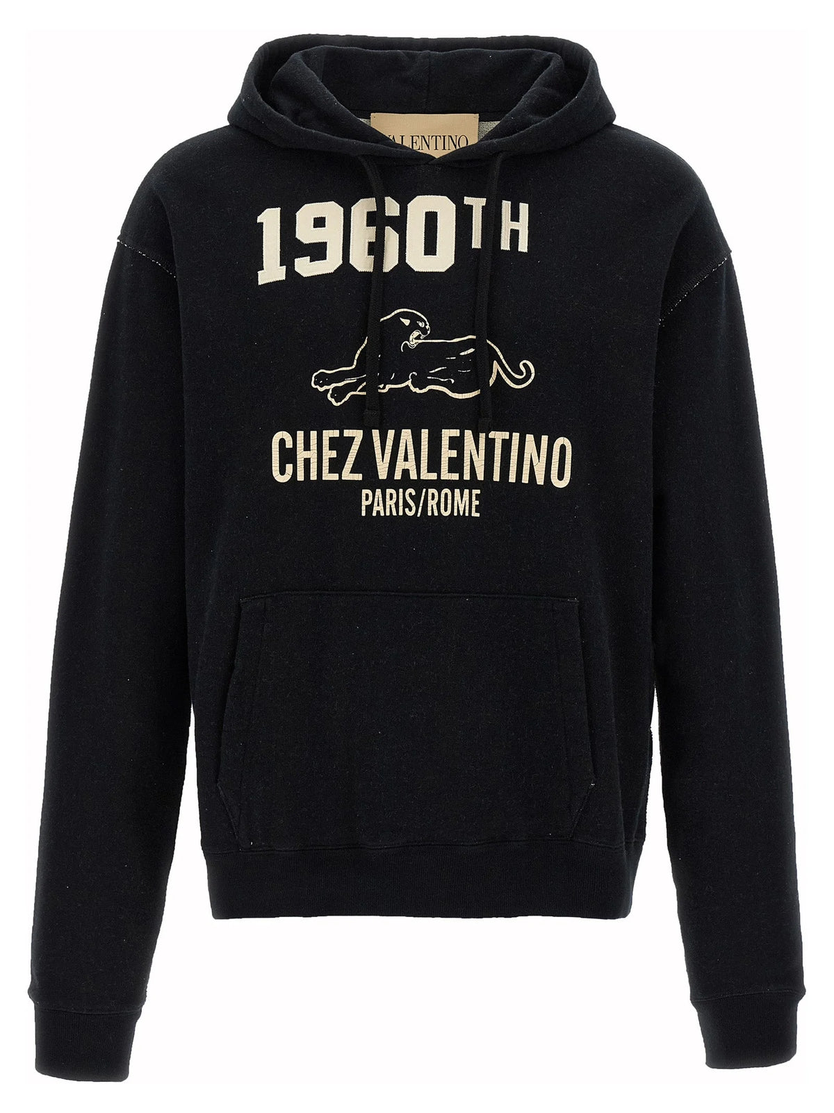 Valentino Garavani Black Cotton Sweatshirt