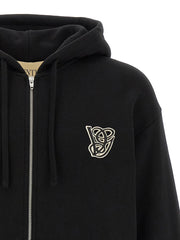 Valentino Garavani Black Cotton Sweatshirt