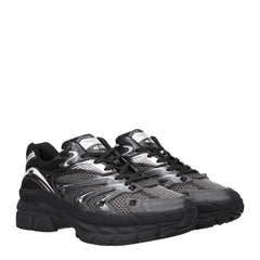 Valentino Garavani Black Fabric Athletic Sneakers