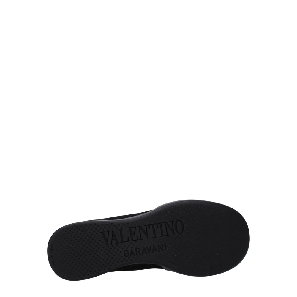 Valentino Garavani Black Fabric High Top Sneakers - EU41.5/US8.5