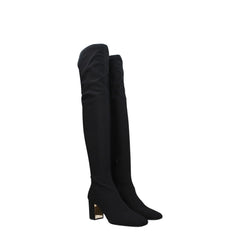 Valentino Garavani Black Fabric Over The Knee