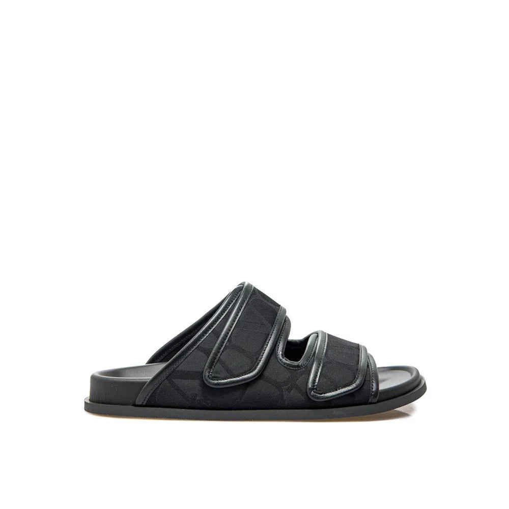 Valentino Garavani Black Fabric Sandals - EU41/US8