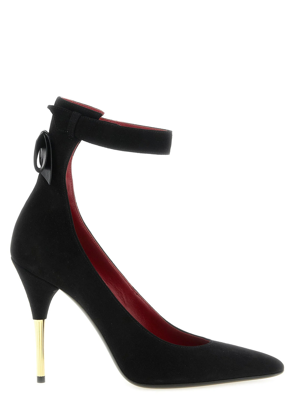 Valentino Garavani Black Goatskin High Heel Pumps