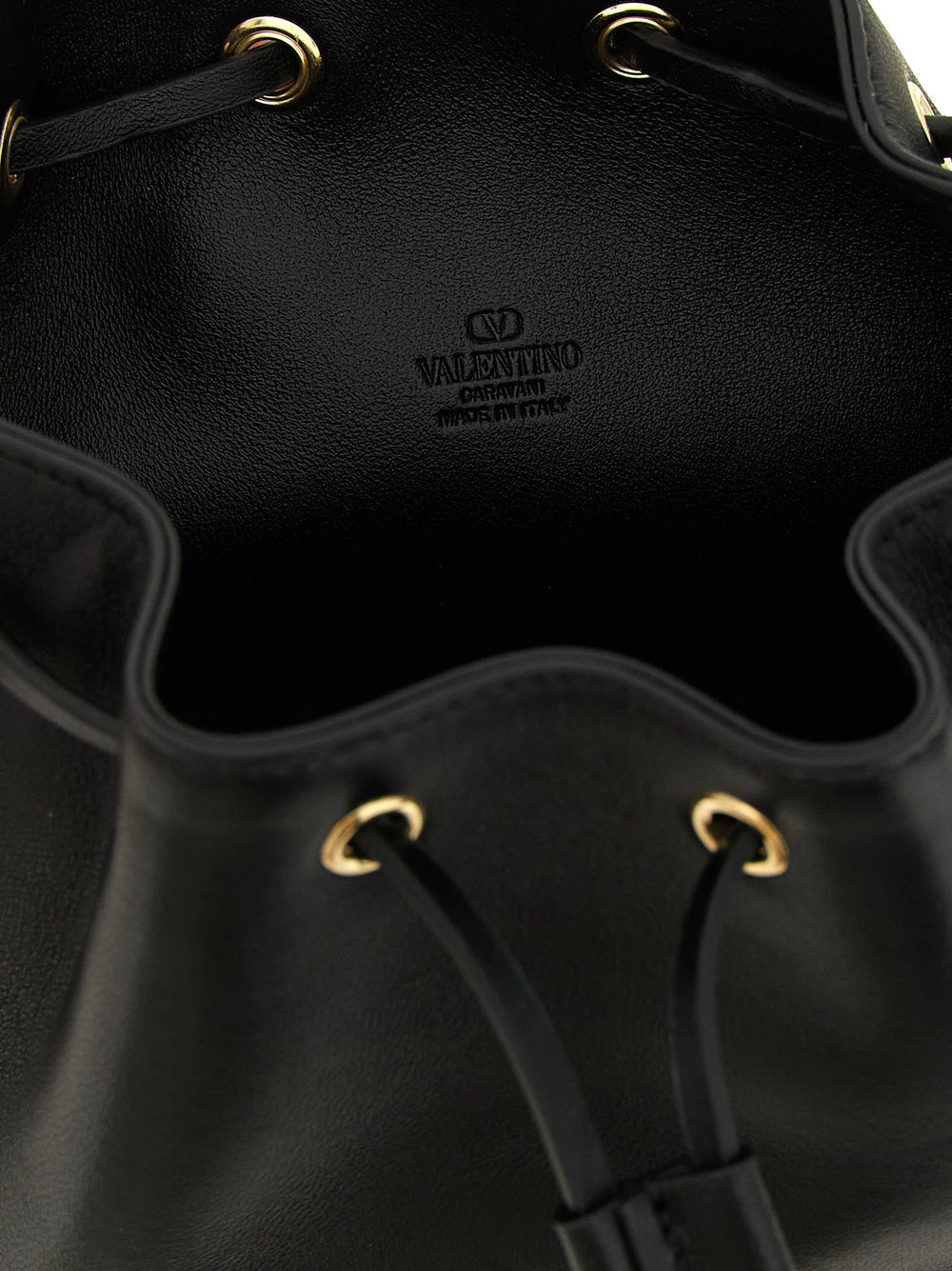Valentino Garavani Black Lamb Leather Crossbody Bag