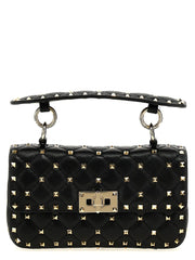 Valentino Garavani Black Lamb Leather Handbag