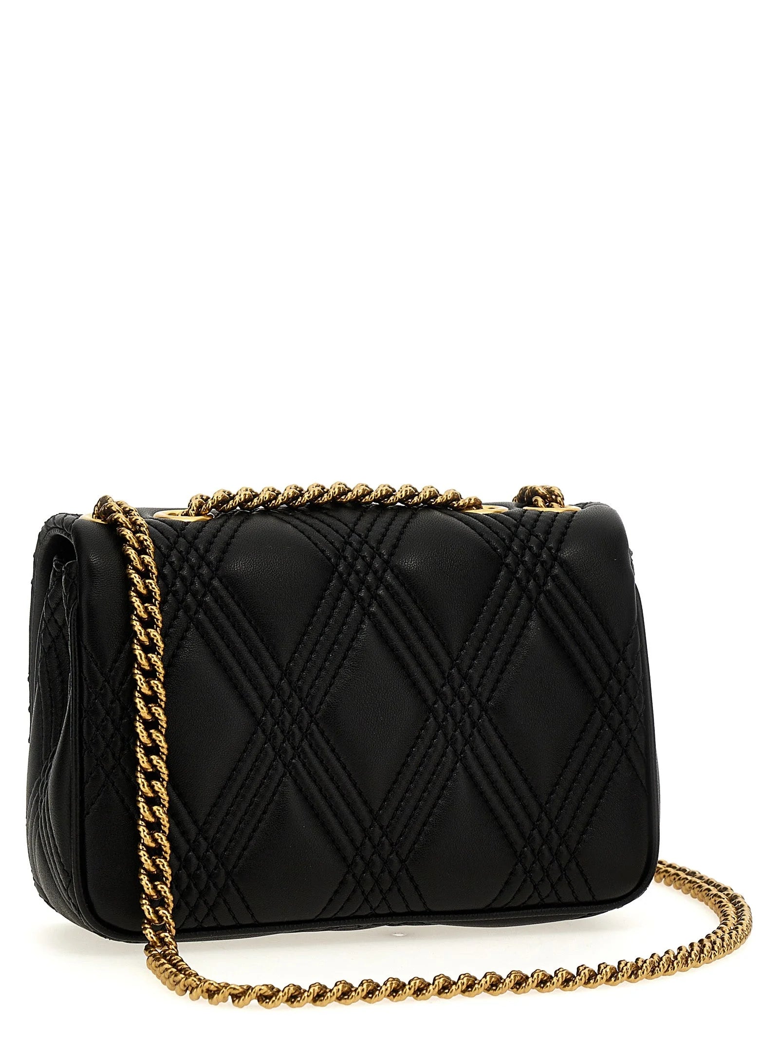 Valentino Garavani Black Lamb Leather Shoulder Bag