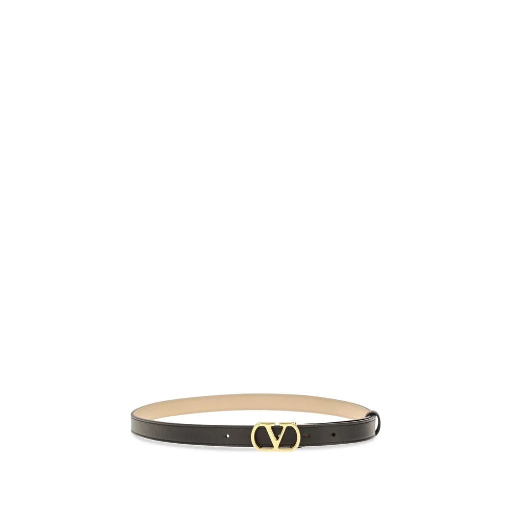 Valentino Garavani Black Lamb Ovis Aries Aries Regular Belt - 95 cm / 38 Inches