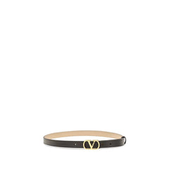 Valentino Garavani Black Lamb Ovis Aries Aries Regular Belt - 95 cm / 38 Inches