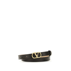 Valentino Garavani Black Lamb Ovis Aries Aries Regular Belt - 95 cm / 38 Inches