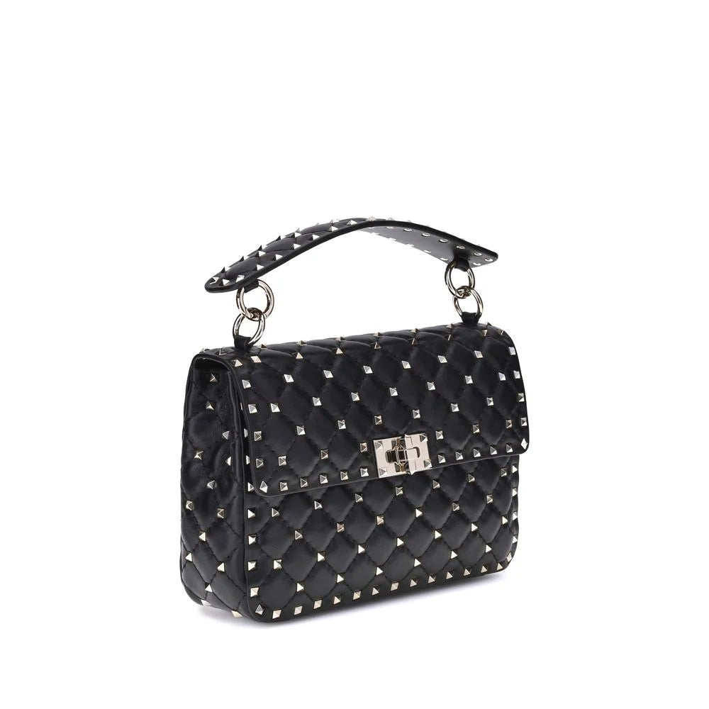 Valentino Garavani Black Lamb Ovis Aries Aries Shoulder Bag