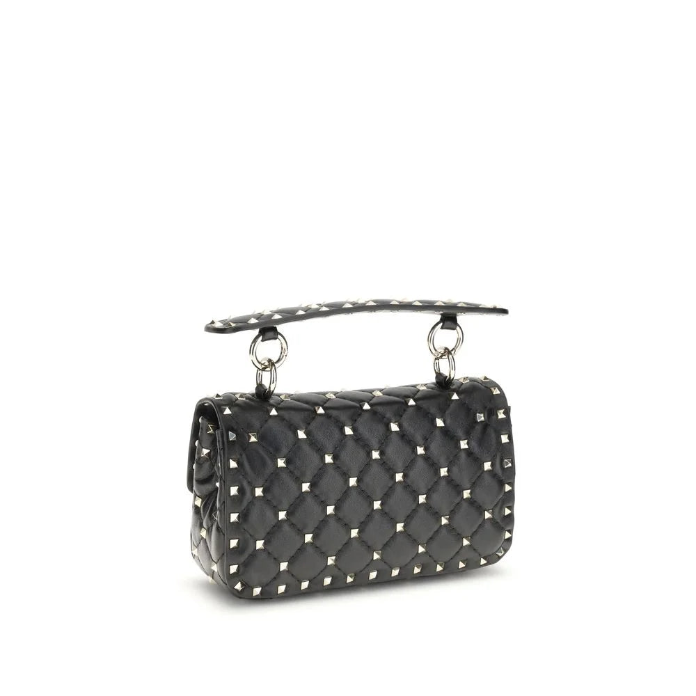 Valentino Garavani Black Lamb Ovis Aries Aries Shoulder Bag