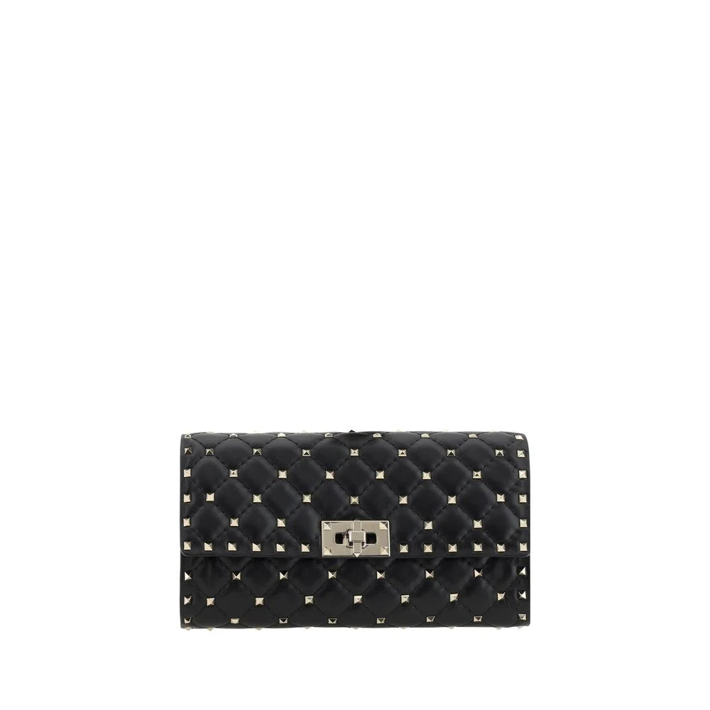 Valentino Garavani Black Lamb Ovis Aries Aries Shoulder Bag