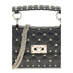 Valentino Garavani Black Lamb Ovis Aries Aries Shoulder Bag