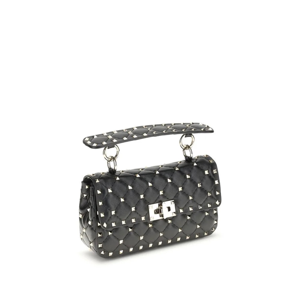 Valentino Garavani Black Lamb Ovis Aries Aries Shoulder Bag