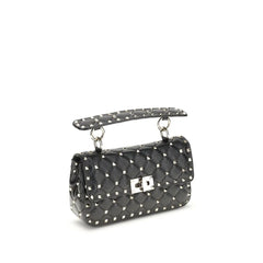 Valentino Garavani Black Lamb Ovis Aries Aries Shoulder Bag
