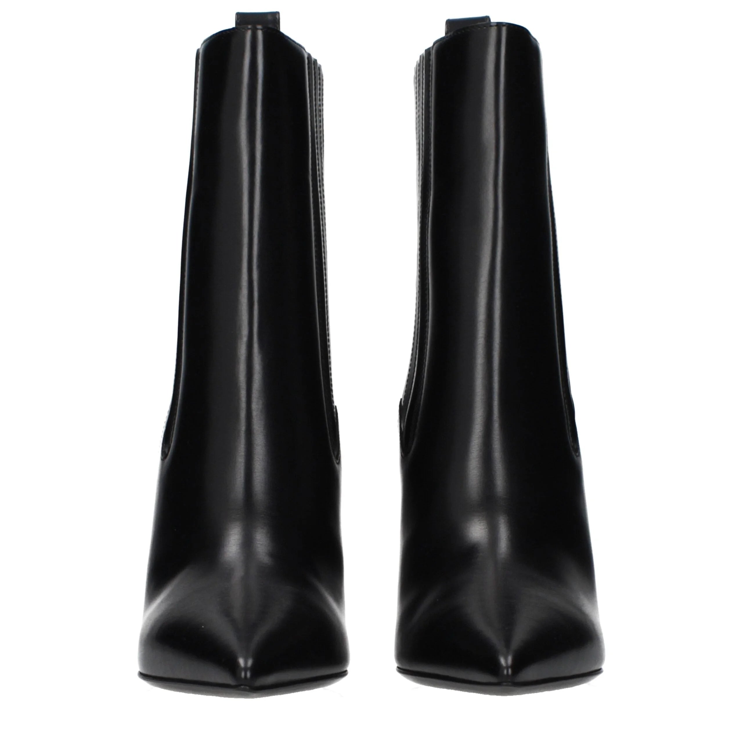 Valentino Garavani Black Leather Ankle Boots