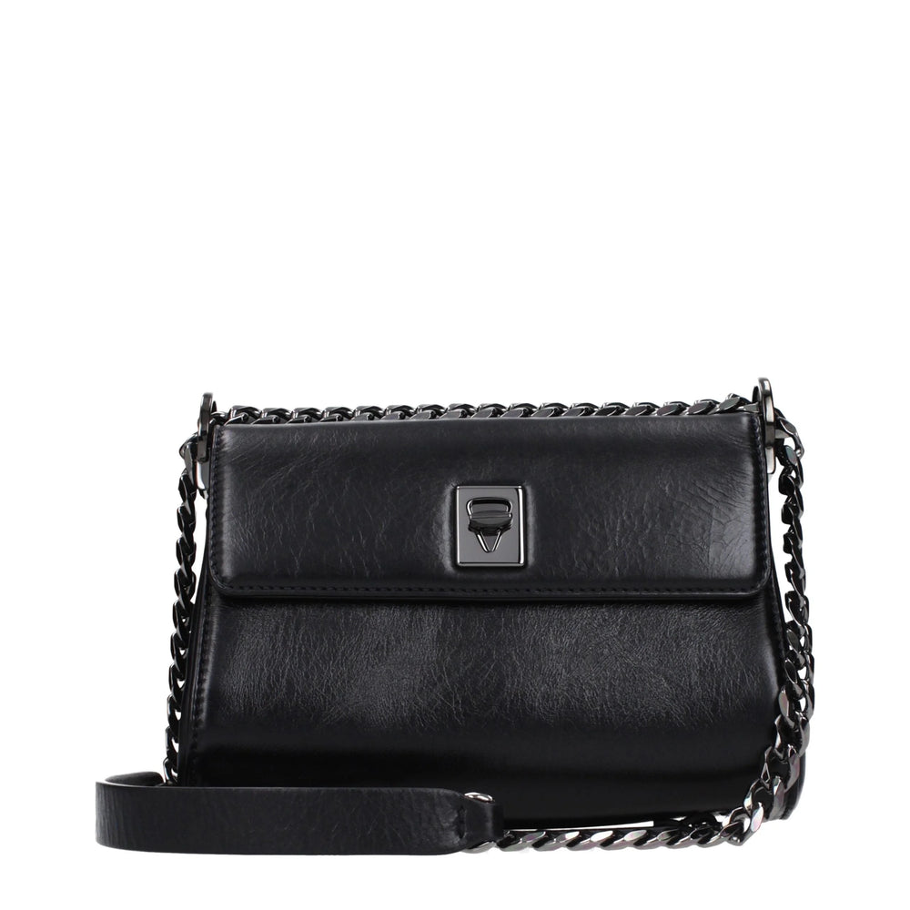 Valentino Garavani Black Leather Crossbody Bag